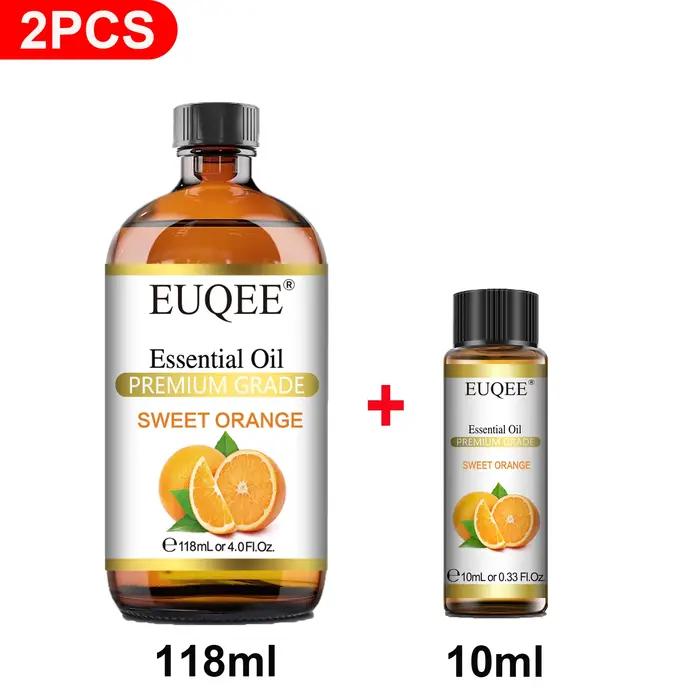 EUQEE 2 pièces huile essentielle végétale naturelle pour l'aromathérapie