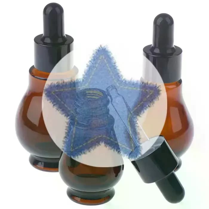 ^10/20/30 ml Flacons compte-gouttes vides en verre marron avec pipette pour huiles essentielles