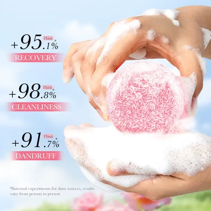 Savon shampooing au parfum de Rose, savon aux huiles essentielles végétales, nettoyage en profondeur, contrôle de l'huile, bâton de shampoing hydratant pour soins capillaires