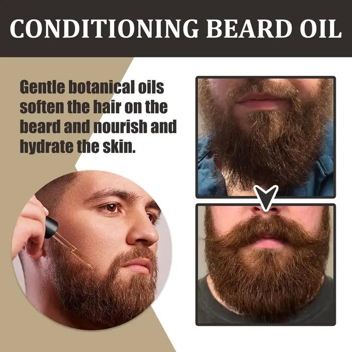 Huile de soin pour la barbe