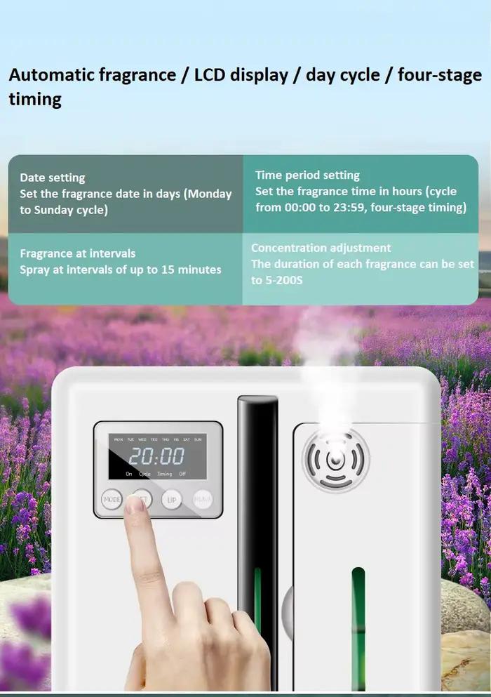 Diffuseur d'huile essentielle électrique avec minuterie