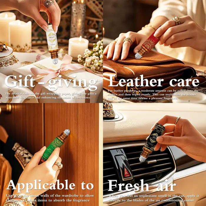 Huile essentielle Layaan Misty Roller 10 ml ليان مستي Cadeau Eid al-Fitr Parfum longue durée