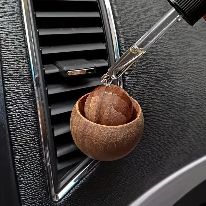 Diffuseur d'huiles essentielles pour voiture et maison - Fabriqué en bois