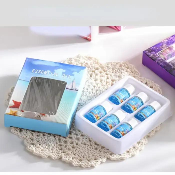 Y 6 pièces/ensemble 3ML huiles essentielles à base de plantes pures pour Humidificadores Difusores Aromaterapia bureau à domicile aromathérapie détendre parfums