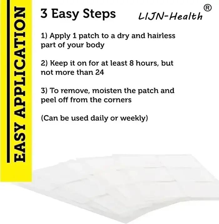 30 Patchs Transdermiques pour la Circulation Sanguine avec Aubépine et L-Arginine pour un Flux Sanguin Sain