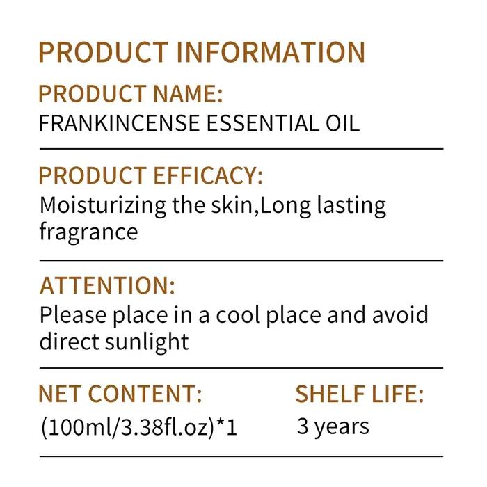 L'huile essentielle d'encens convient aux soins de la peau