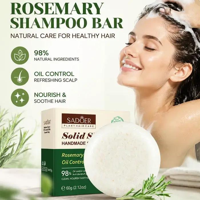 Savon solide au romarin et à la rose
