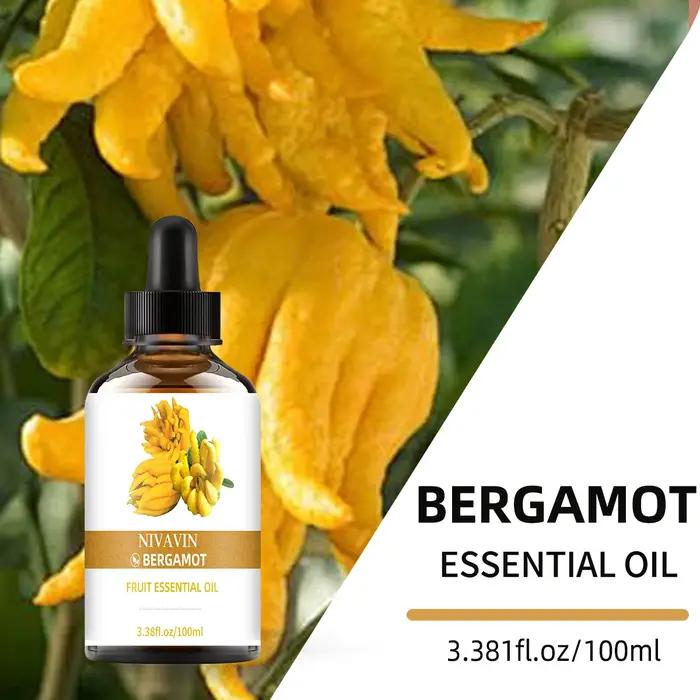 NIVAVIN Huile Essentielle de Bergamote 30ml/60ml/100ml
