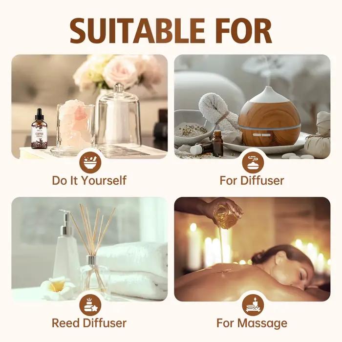 Huile essentielle de café 30ml/1.01fl.oz pour la peau