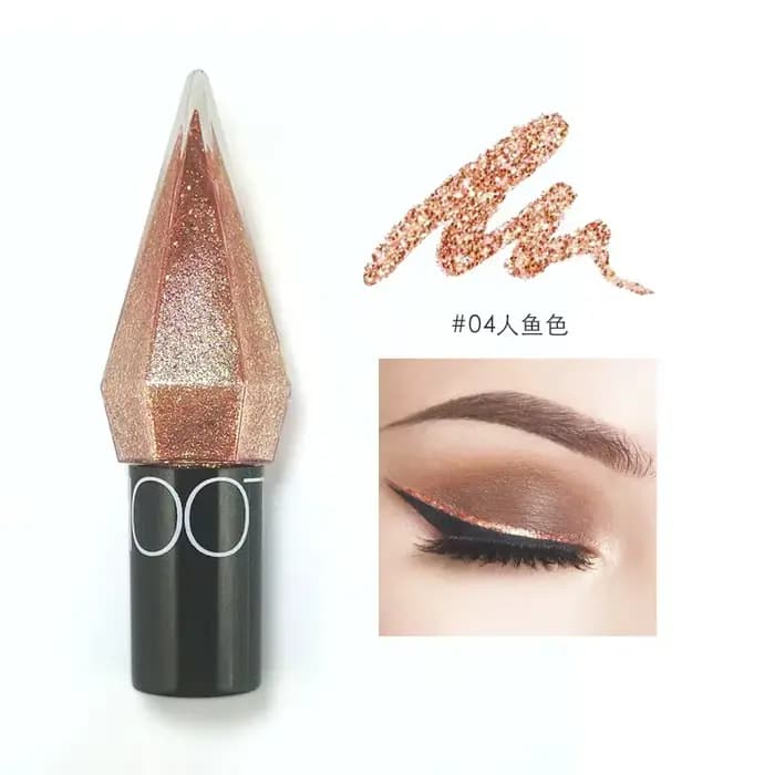 Diamant brillant Eye Liners fard à paupières imperméable argent Rose or couleur paillettes Eyeliner ombre à paupières maquillage beauté cosmétiques