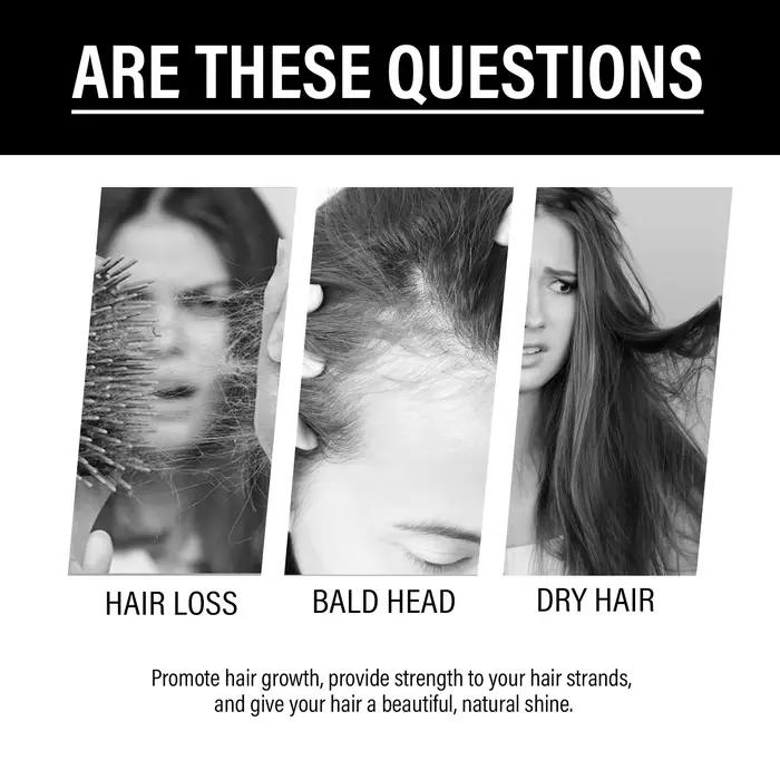 L'essence anti-chute de cheveux favorise la croissance