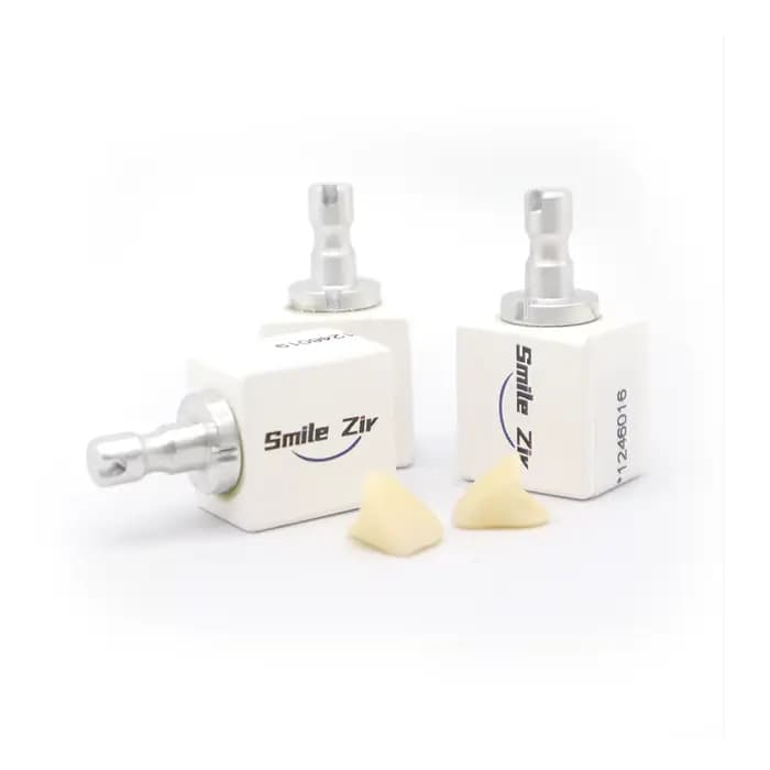 C14 A2 zircone bloc cerec multicouches dentaires CEREC haute résistance Blocs de laboratoire dentaire Cerec CAD/CAM Vita 16 teintes 98 mm pour couronnes