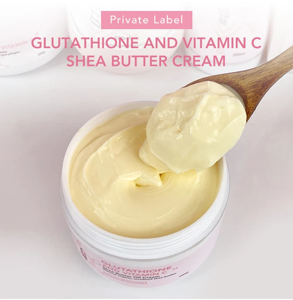 AILKE Crème blanchissante à l'huile de beurre de karité biologique, éclaircissante, hydratante, nour