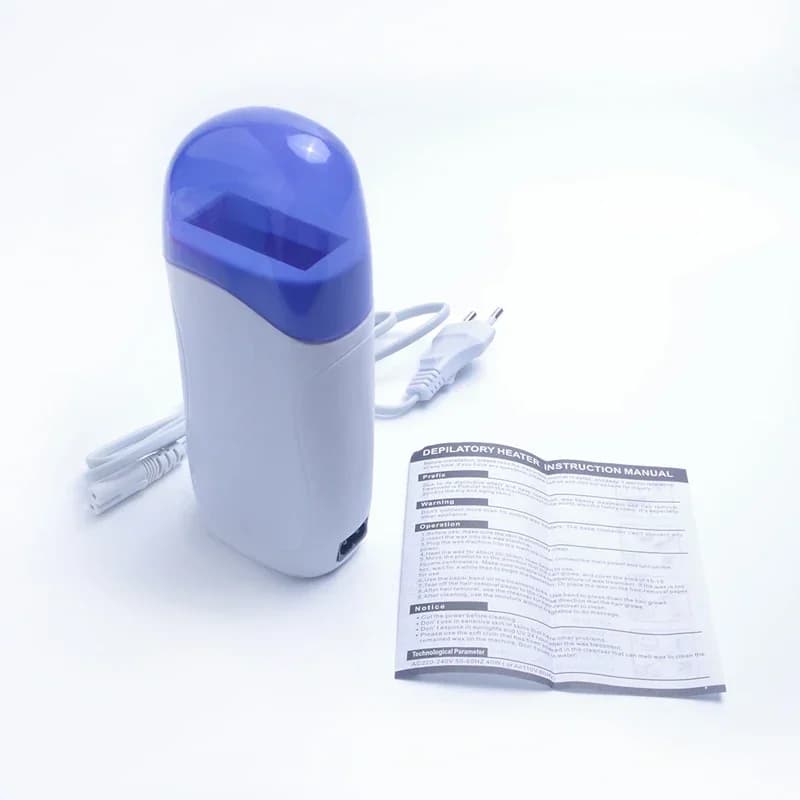 Épilateur portable à cartouche de cire roll-on, chauffe-cire pour épilation, machine à cire fondante