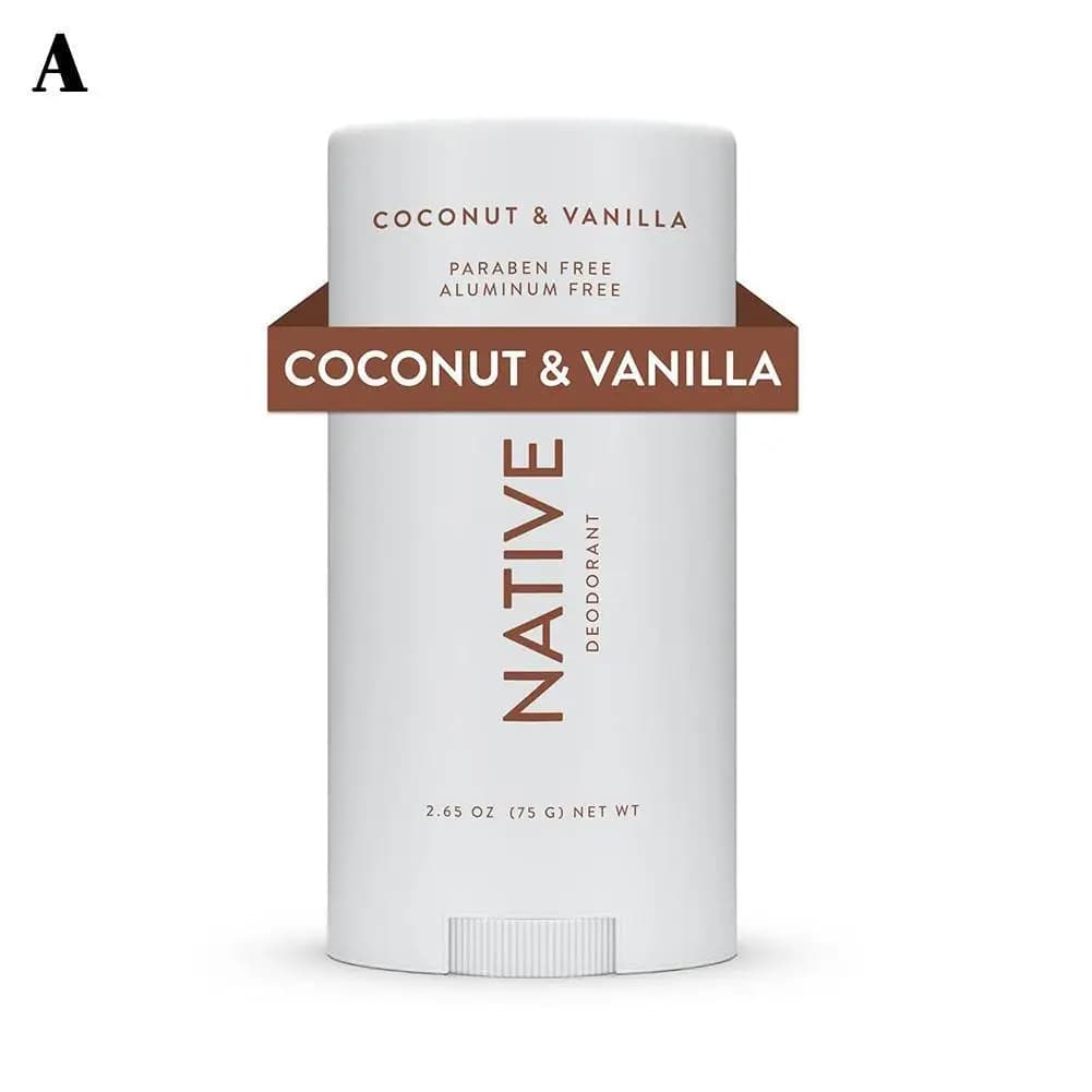 NATIVE – bâton déodorant naturel pour tout le corps, 75g, sans alcool, Base d'huile de noix de coco,