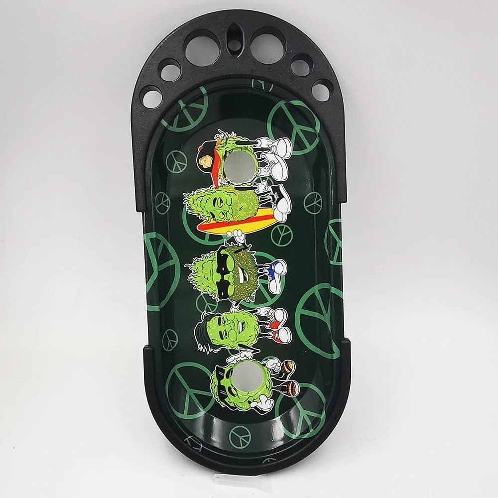 Ensemble de plateaux roulants pliables 9x4 pouces, avec brosse de remplissage de chargeur, plateau r