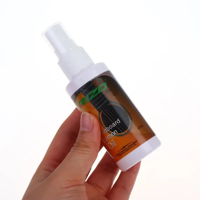 Huile de citron 60ml pour l'entretien de la touche de l'ukulélé et de la guitare, huile de nettoyage