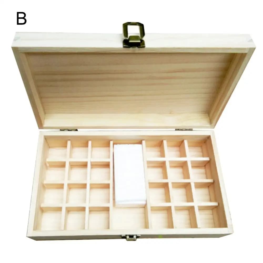 Boîte d'huile essentielle en bois, conteneur organisateur, robuste, léger, excellente savoir-faire,