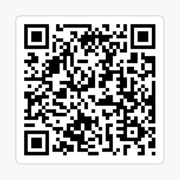 Rick Roll – autocollants Qr 10 pièces, pour bagages, décor d'arrière-plan, décorations imprimées de