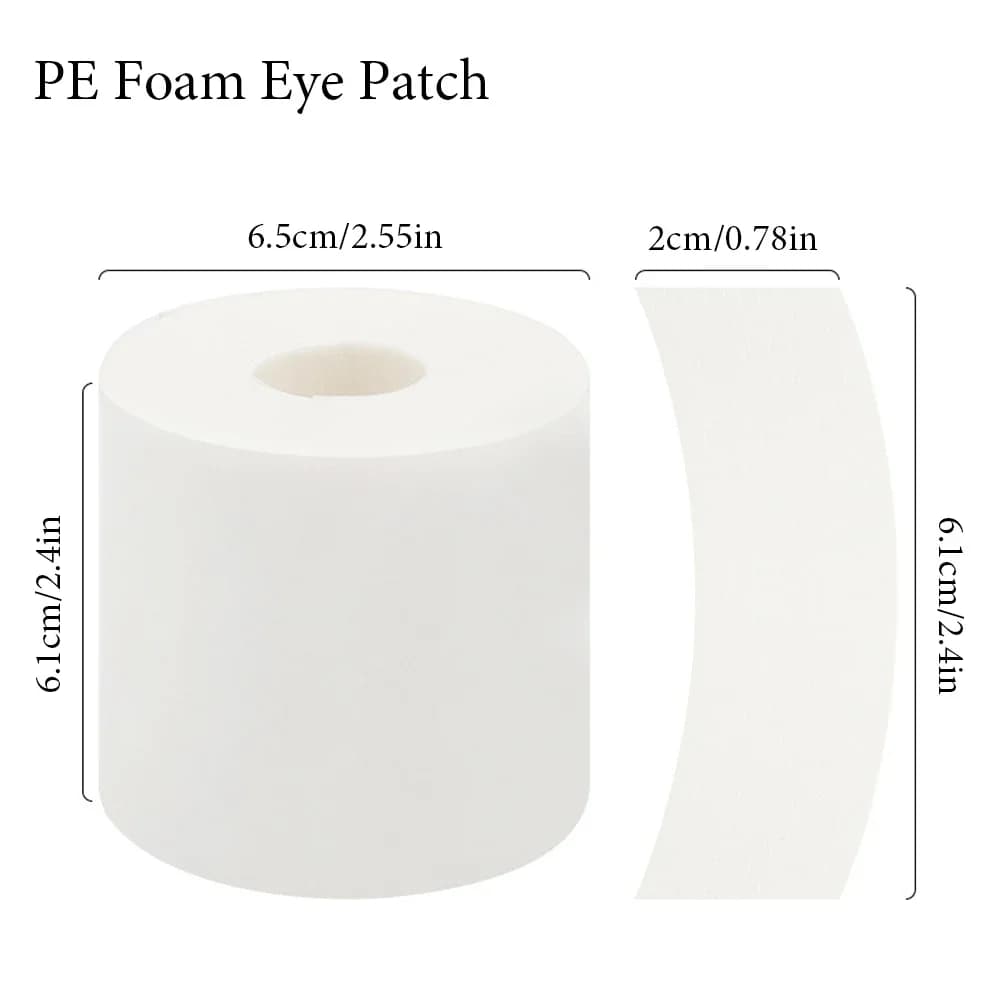 Rouleau de bandes adhésives pour les yeux, 110 pièces/rouleau, patchs sous les yeux, tampons en Gel