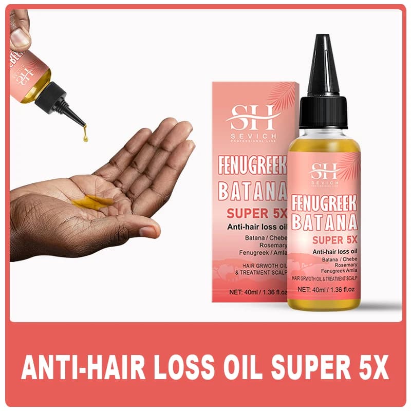 Huile de Croissance Capillaire Super Rapide pour Homme et Femme, Produit Anti-Perte de Cheveux, Roma