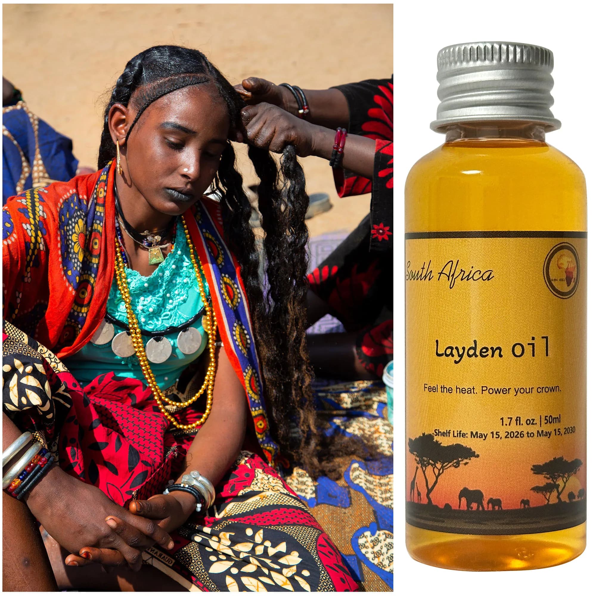 One Touch to Gorgeous with African Traditionally Cold-PMurcia Layden Nourish 173, Scalp and Hair Roo