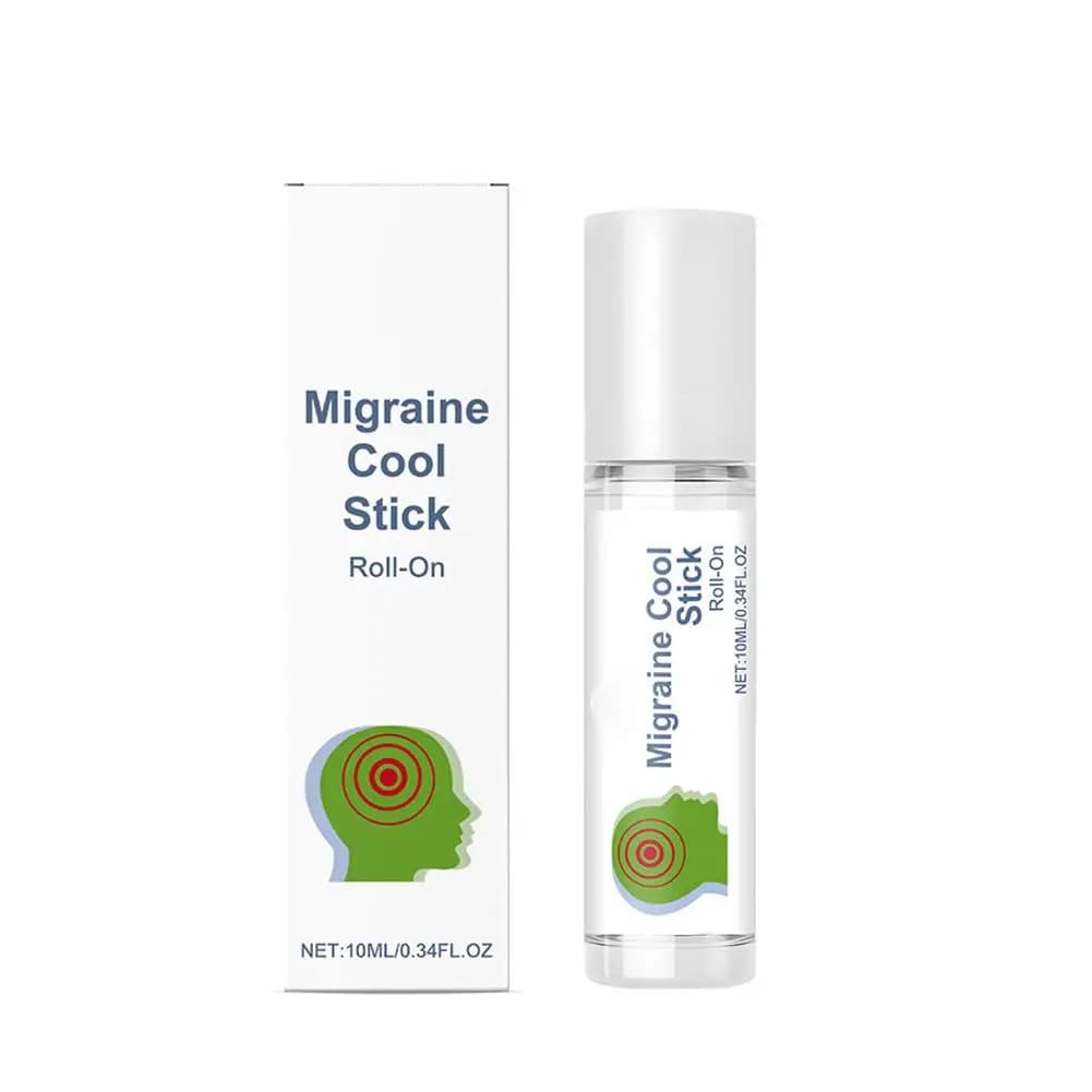 Huile Essentielle de Menthe à Base de Plantes en Roll-on – Soulagement Rapide Tension Tête et Stress