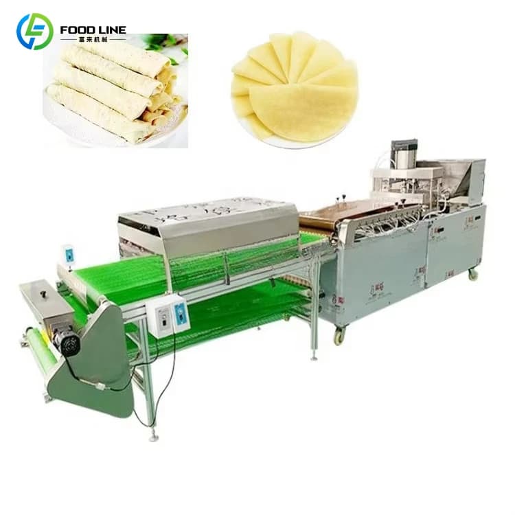 Machine électrique automatique de fabrication de pain plat de crêpes de canard rôti de Machine de Bu