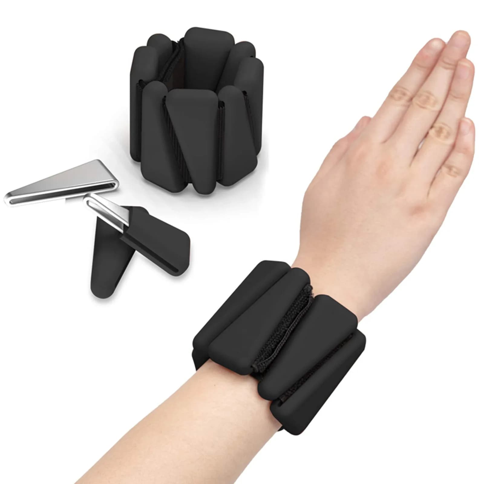 Pilates avec poids | Poids pour poignets et chevilles pour femmes | Bracelets lestés | 4 lb ch