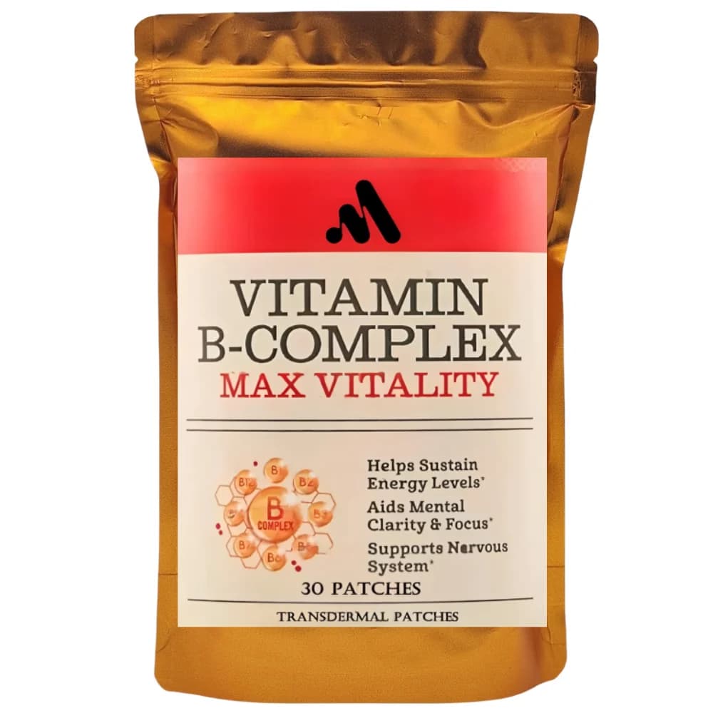 Patchs transdérmiques complexes de vitamine B B1, B2, B3, B5, B6, B12, D-biotine et acide folique, s