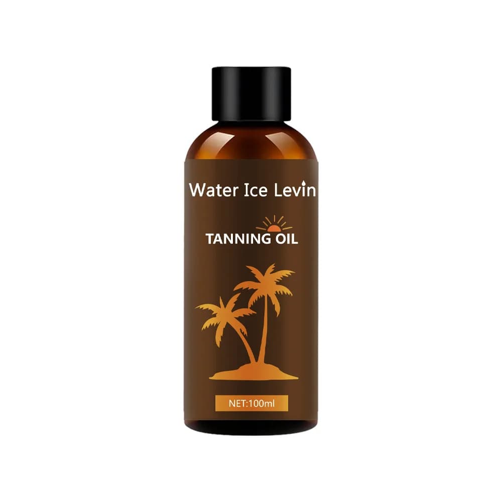 Huile de bronzage hydratante avec acide hyaluronique et collagène pour une peau lisse, élastique, no