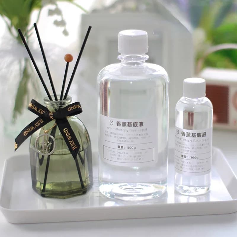 Base transparente incolore liquide sans feu, huile de Base d'aromathérapie, parfum de bricolage, sup