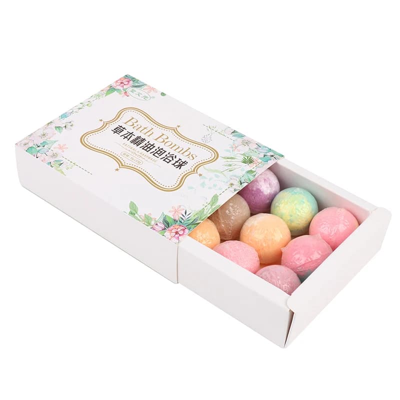 Ensemble de 12 mini pieds naturels faits à la main, bombe spa, hydratant, peau sèche, parfum relaxan
