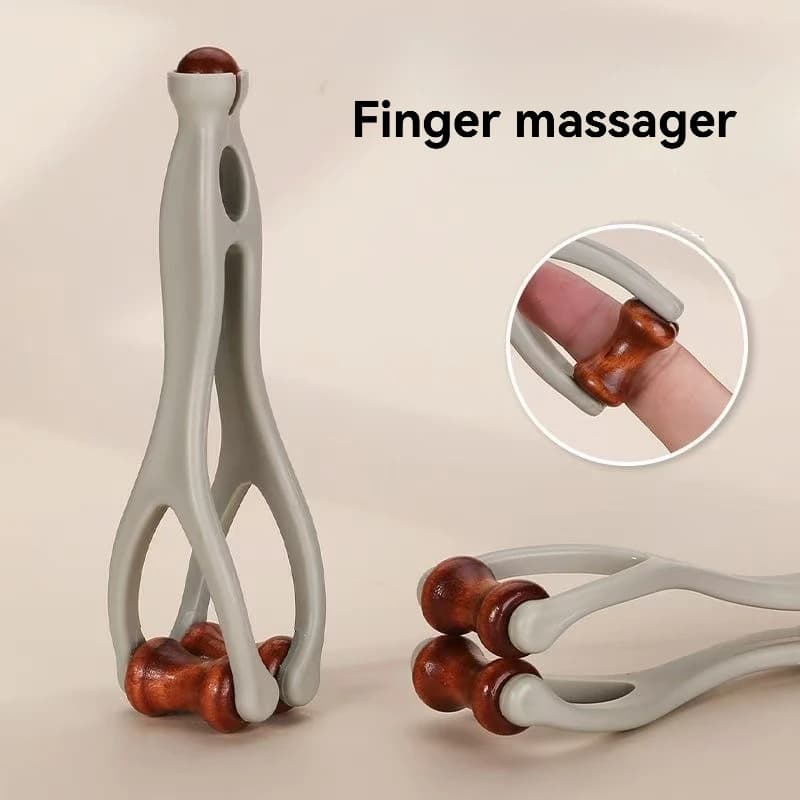 Masseur de doigts à double rangée de rouleaux, facile à utiliser, soulage la fatigue des doigts, fav