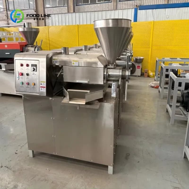 Presse à huile automatique à froid et à chaud pour l'extraction d'huile d'arachide, de sésame, de to