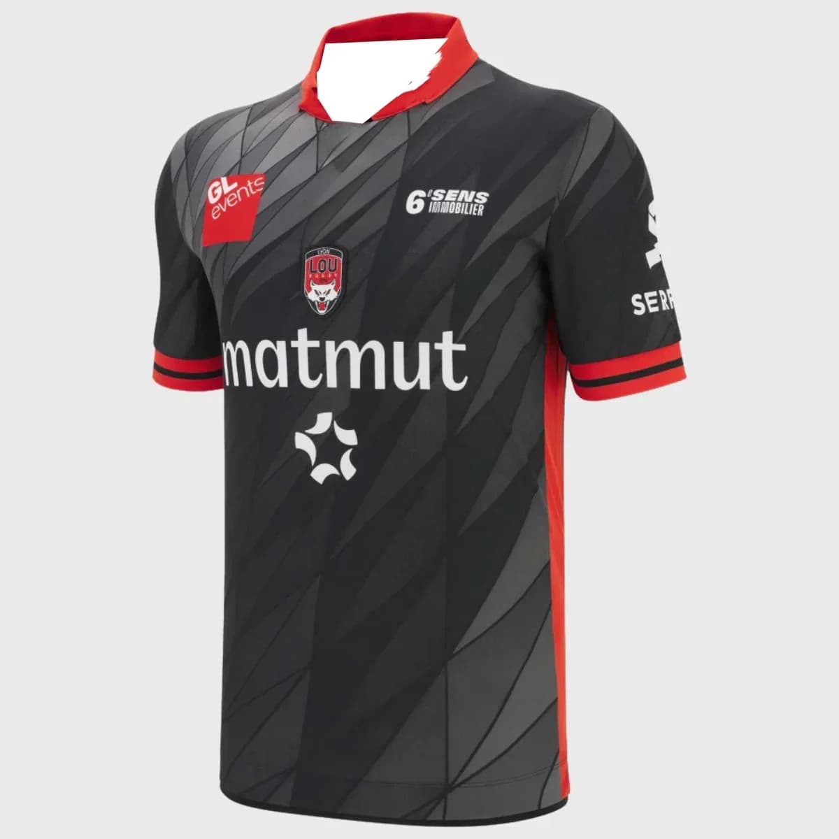 Nouveau Maillot Domicile Rugby Lyon OU 2026 Imprimé 3D T-shirt Homme Y2K Oversize Idéal pour le Quot