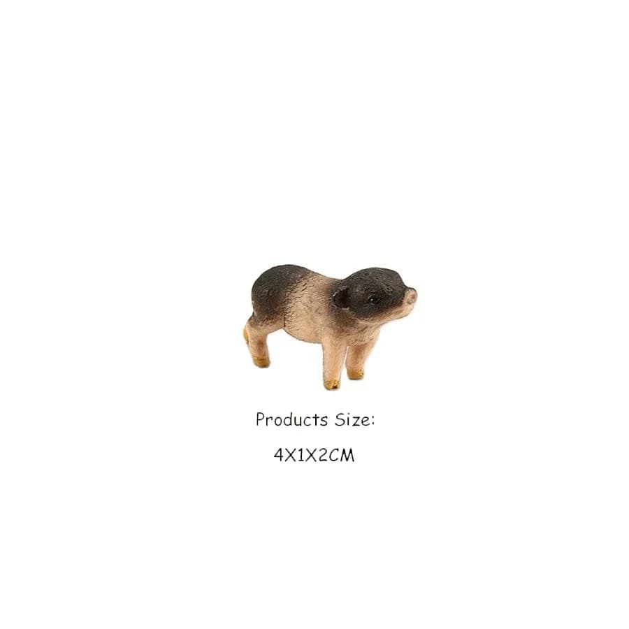 Figurines d'animaux de ferme en plastique pour enfants, figurine de over, jouets de sanglier, truies