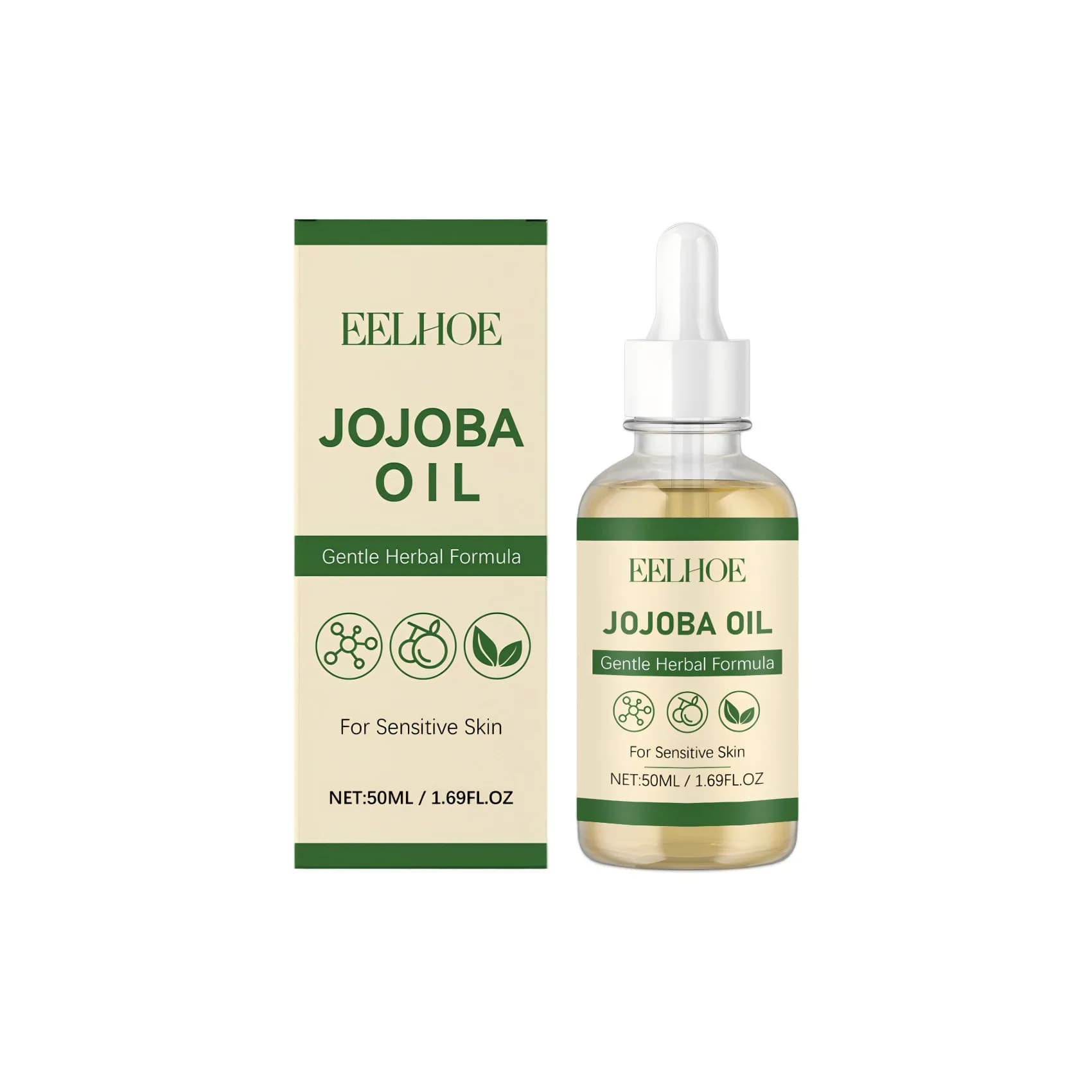 Huile de Jojoba 100% pure biologique pressée à froid, huile de massage corporelle naturelle, hydrata