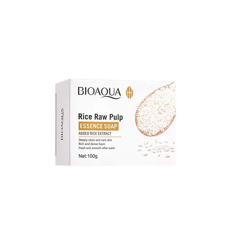 Savon au plasma de riz, savon pour le visage et le bain, savon fait à la main aux huiles essentielle