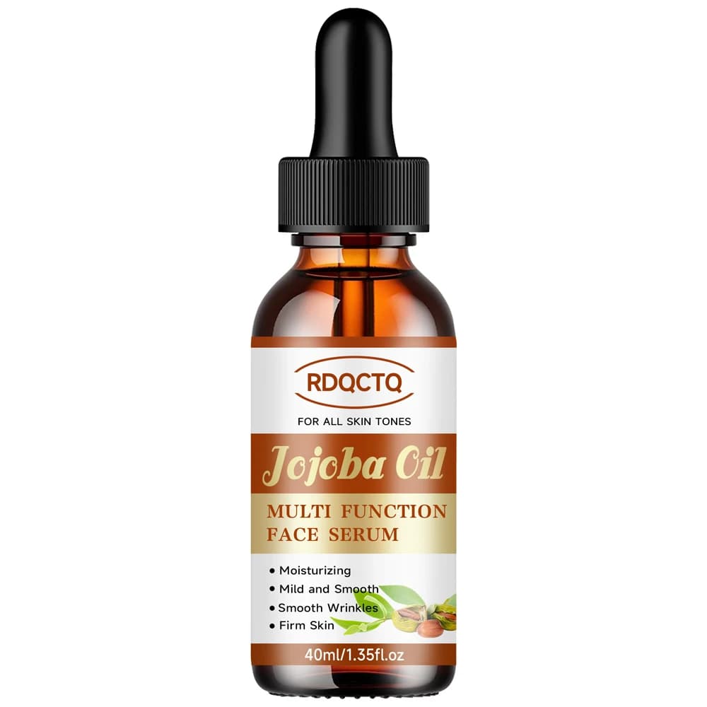 RDQCTQ huile de jojoba huile essentielle de vitamine E rides, éclaircit et resserre la peau, hydrate