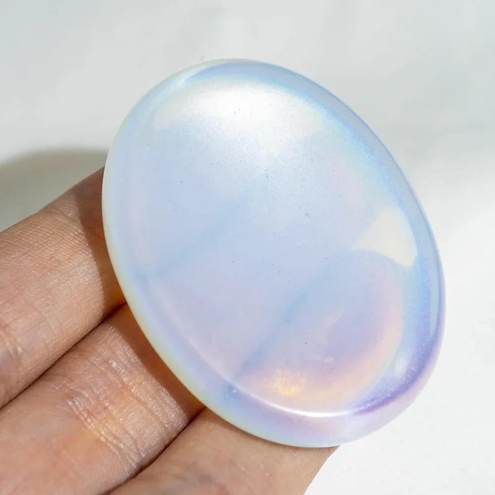 Pierres de Massage du pouce, belles sept chakras, cristal de guérison, succès, santé, richesse, Reik