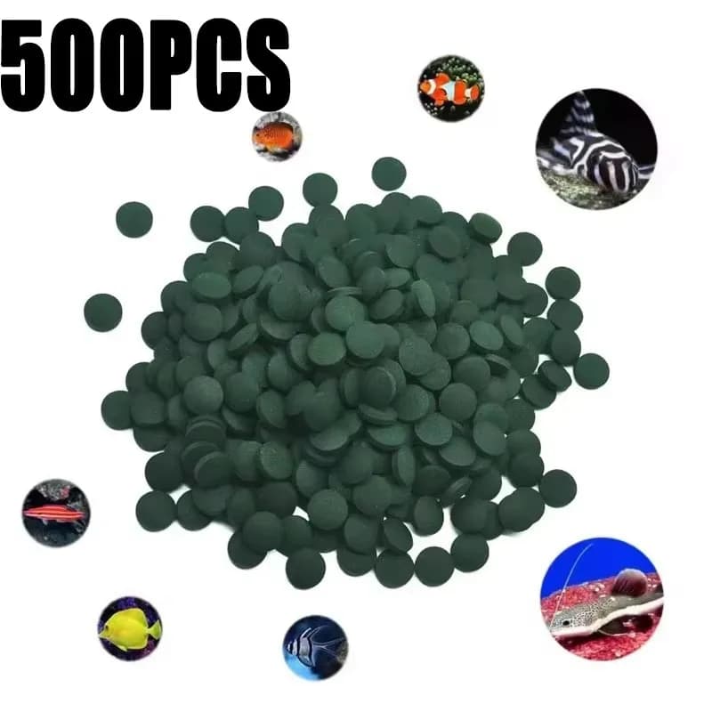 500-3000 pièces comprimés de spiruline de haute pureté spiruline sélénium riche nourriture pour pois