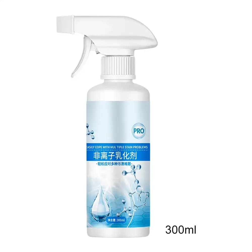 Spray détachant pour linge 300 ml, émulsifiant efficace pour les huiles et graisses, élimine les tac