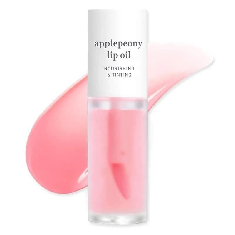 NOONI Huile à lèvres teintée brillante hydratante et nourrissante Applepeony pour réparer les lèvres