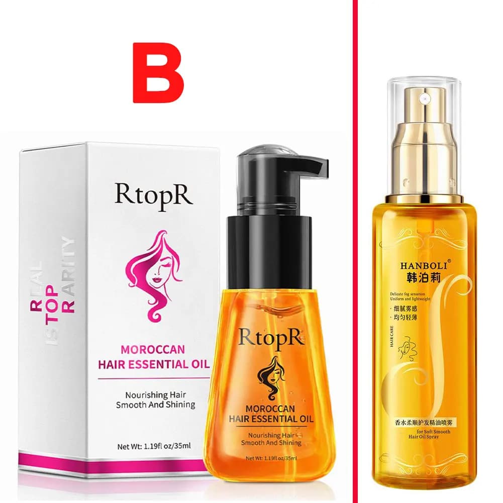 Spray d'huile capillaire, parfum, masque capillaire, huile revitalisante nourrissante, hydratant en