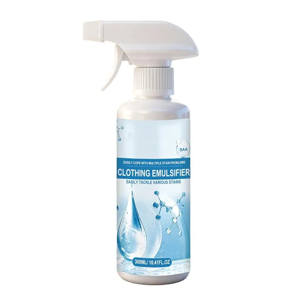 Spray émulsifiant pour vêtements 300 ml, détachant pour tous les tissus | Nettoyant puissant pour