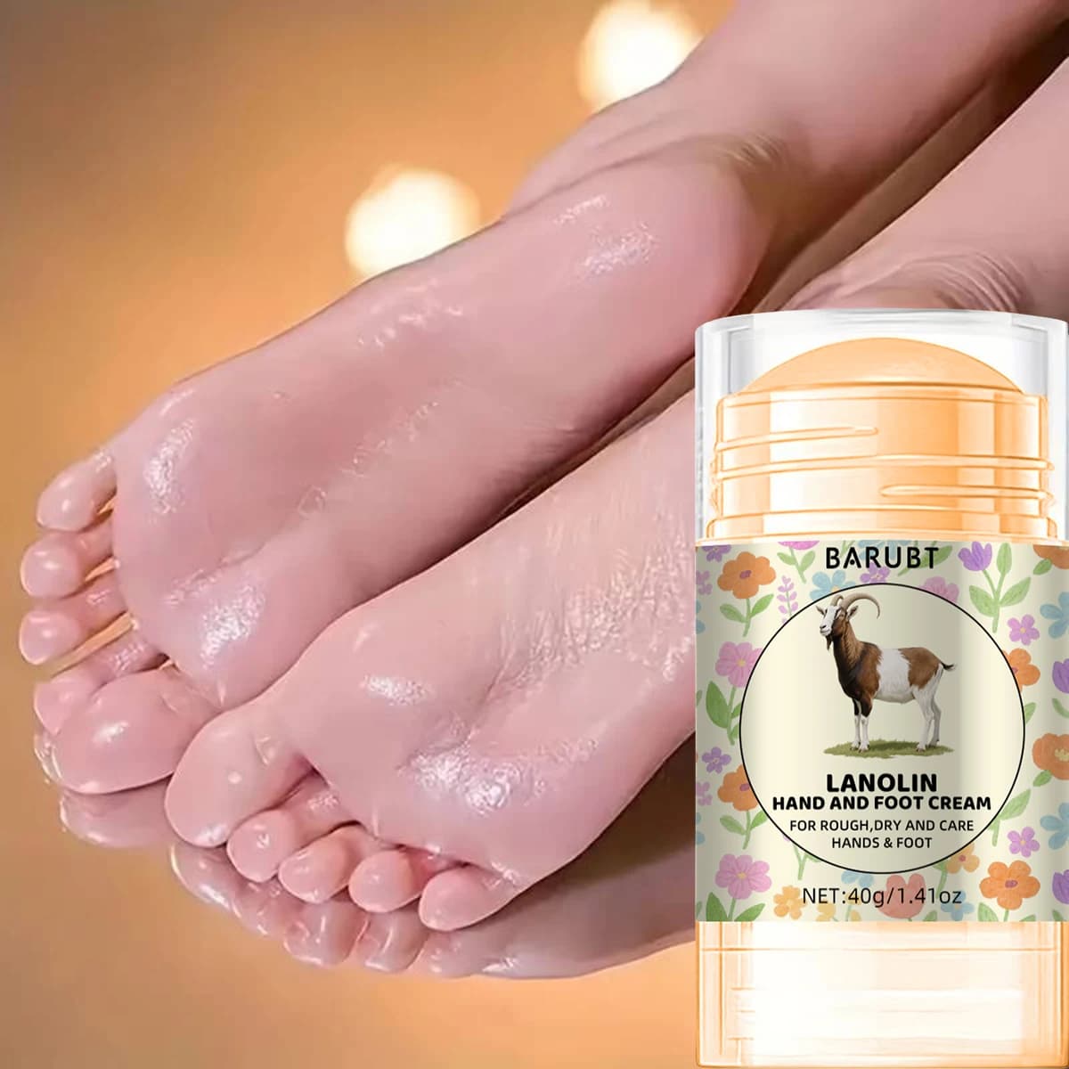 Crème pour les pieds au suif de mouton 40g pour éliminer les callosités, crème anti-gel et anti-fiss
