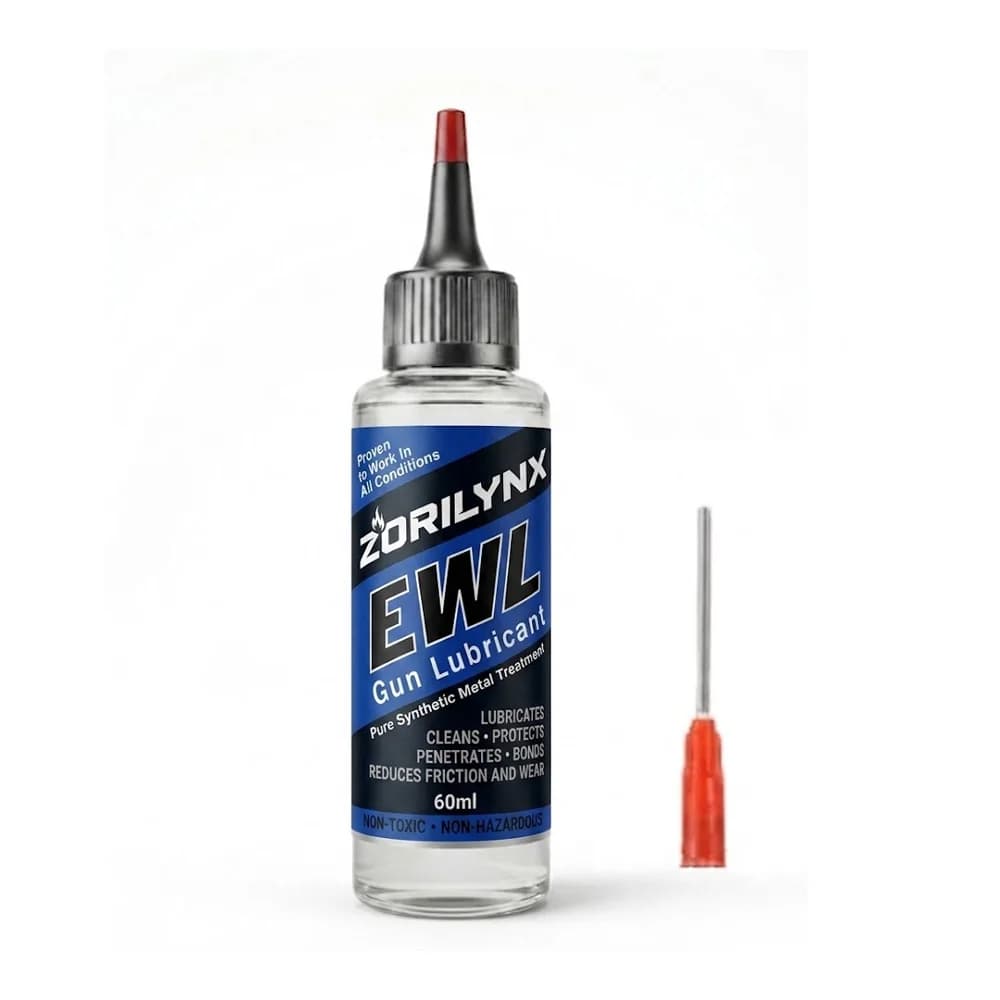 Huile lubrifiante pour armes à feu EWL 60 ml, traitement synthétique pur pour métaux, pour l'entreti