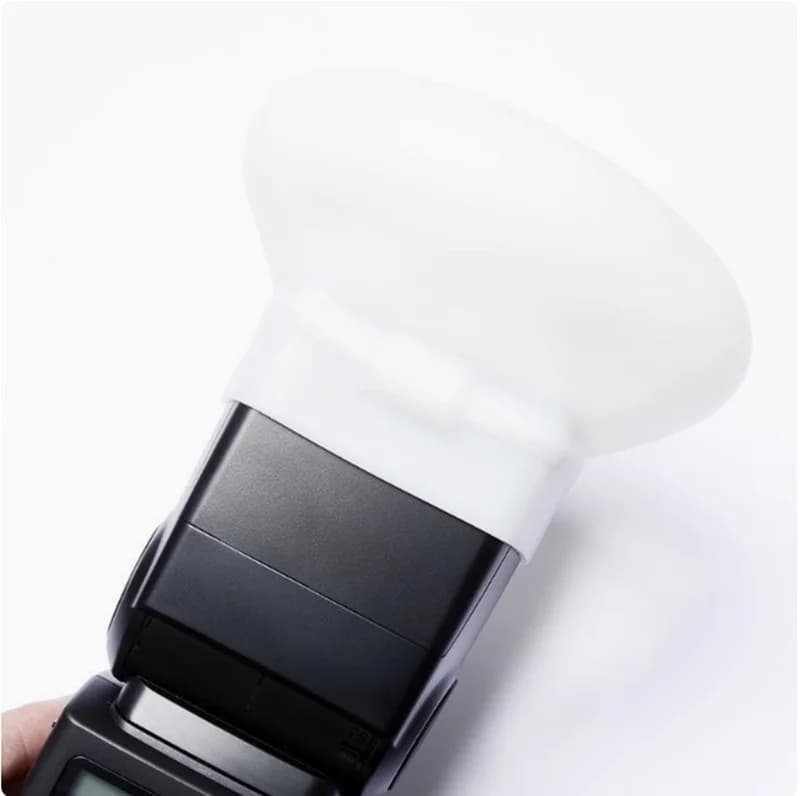 Nouvelle Vente Chaude 2026 : 1 Diffuseur Dôme Rebondissant en Silicone Souple Universel pour Flash