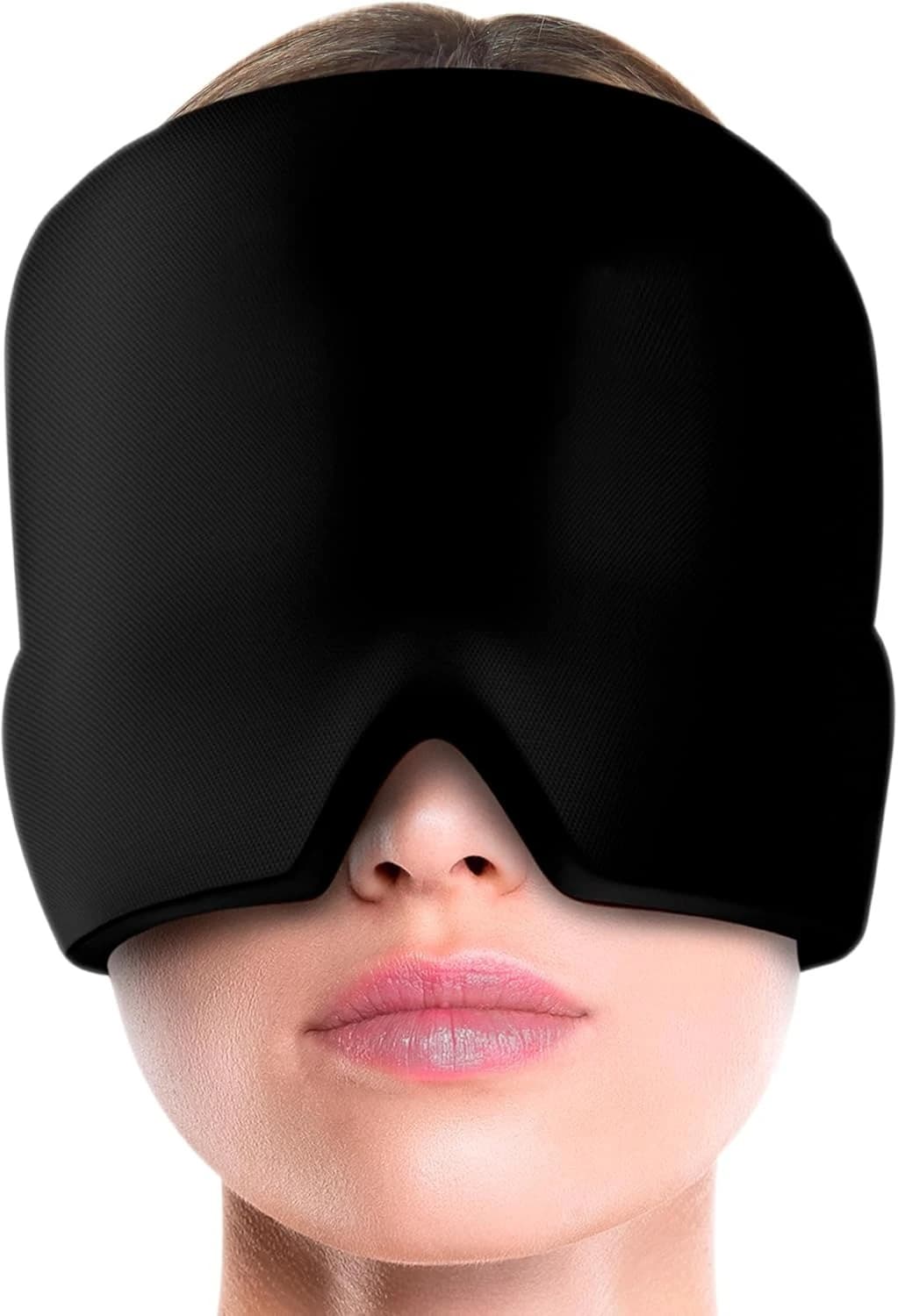 Lot de 2 Bonnets de Soulagement pour Migraine, Chapeau de Thérapie Chaud & Froid, Bandeau Rafraîchis